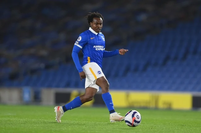 Percy Tau in Brighton, season 2021/22